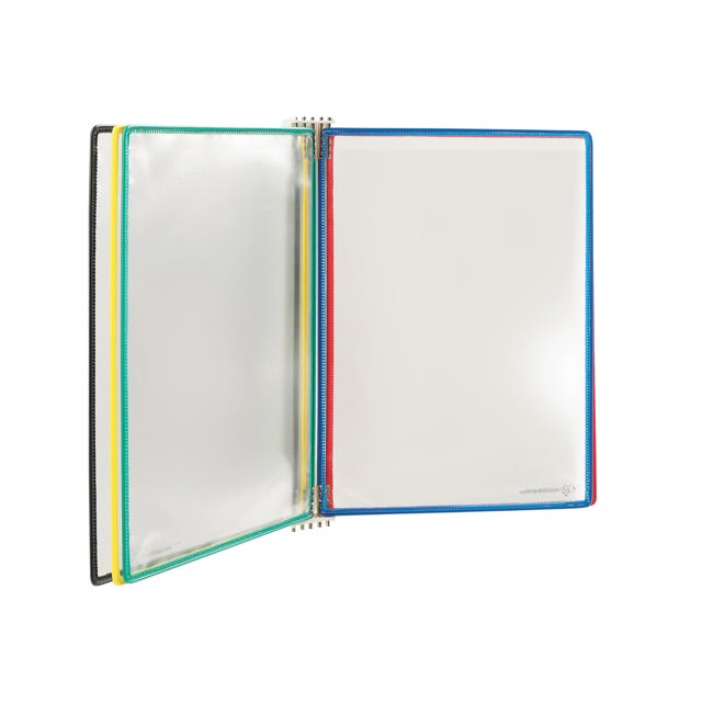 Tarifold Wall Mount Reference & Display System - 5 Assorted Pockets, Letter-Size