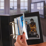 Blu-Ray Bundle, 50 Double Blu-Ray Sleeves with Felt, 2 Binders