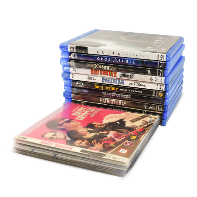 Single / Double Blu-Ray Sleeves with Felt