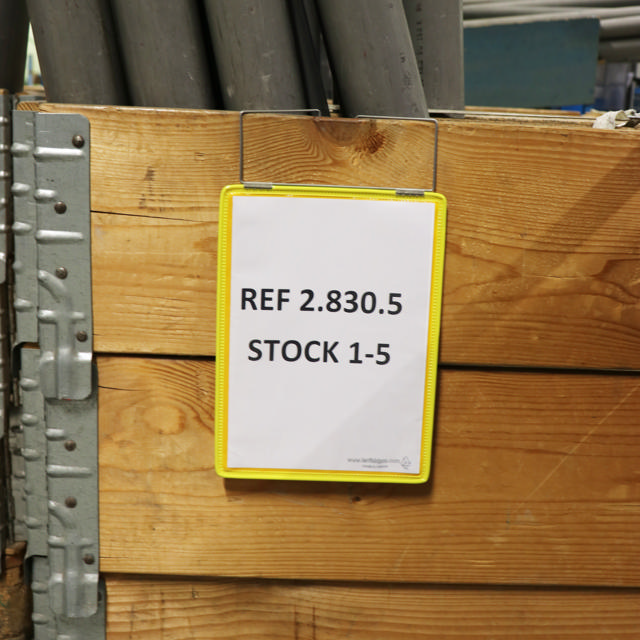 Hanging Reinforced Logistic ID Pocket, A5, Portrait, Side Loading