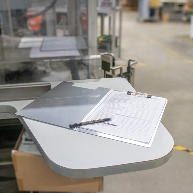 Clipboard with Flap, Aluminium, A4, Portrait