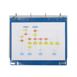 4-ring Display Binder, with Magnetic Attachment, Aluminium, A4, Landscape