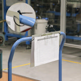 2-ring Display Binder, with Magnetic Attachment, Aluminium, A4, Landscape