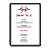 Magneto Self-adhesive Frame Display Pocket, Repositionable, A3