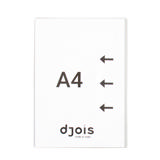 Magnetic signage pocket, long side opening, A4