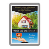 Magneto Self-adhesive Frame Display Pocket, Repositionable, A4