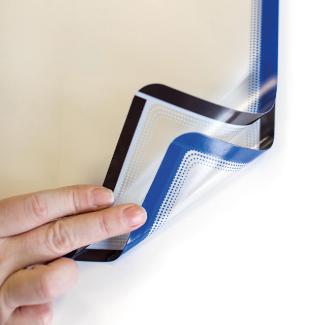 Magneto Self-adhesive Frame Display Pocket, Repositionable, A4
