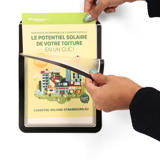 Magneto Self-adhesive Frame Display Pocket, Repositionable, A5