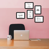 Magneto Self-adhesive Frame Display Pocket, Repositionable, A5