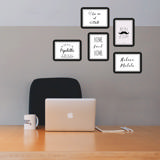 Magneto Self-adhesive Frame Display Pocket, Repositionable, A5