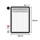 Magneto Self-adhesive Frame Display Pocket, Repositionable, A5