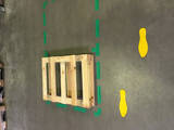 Self-adhesive Floor Marking Symbol, Stripe