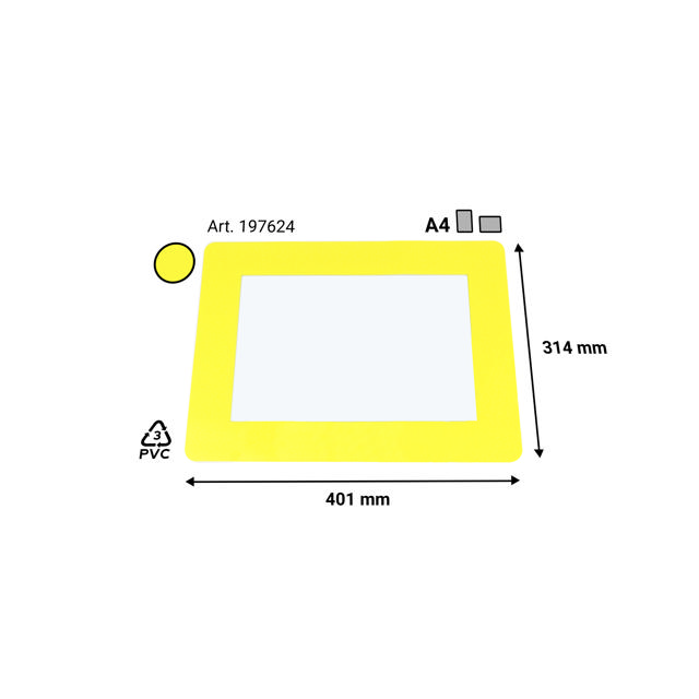 Self-adhesive Floor Frame, A4