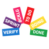 Magnetic Title Cards, Scrum, 175 x 75 mm