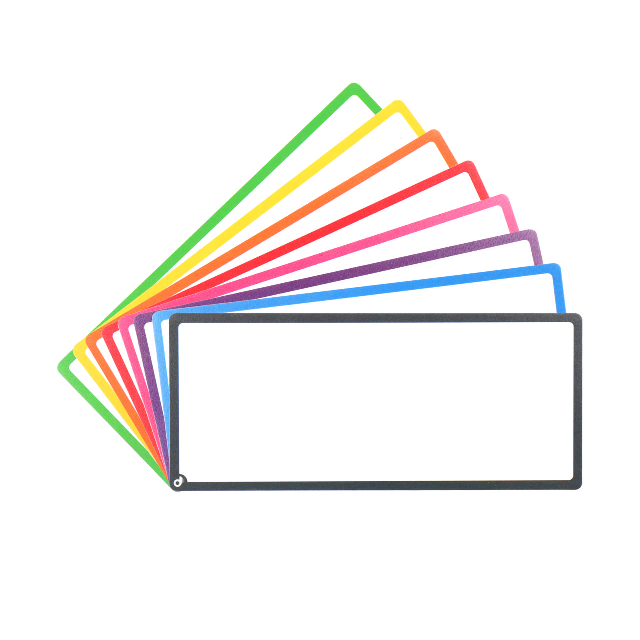 Magnetic Title Cards, Blank, 175 x 75 mm