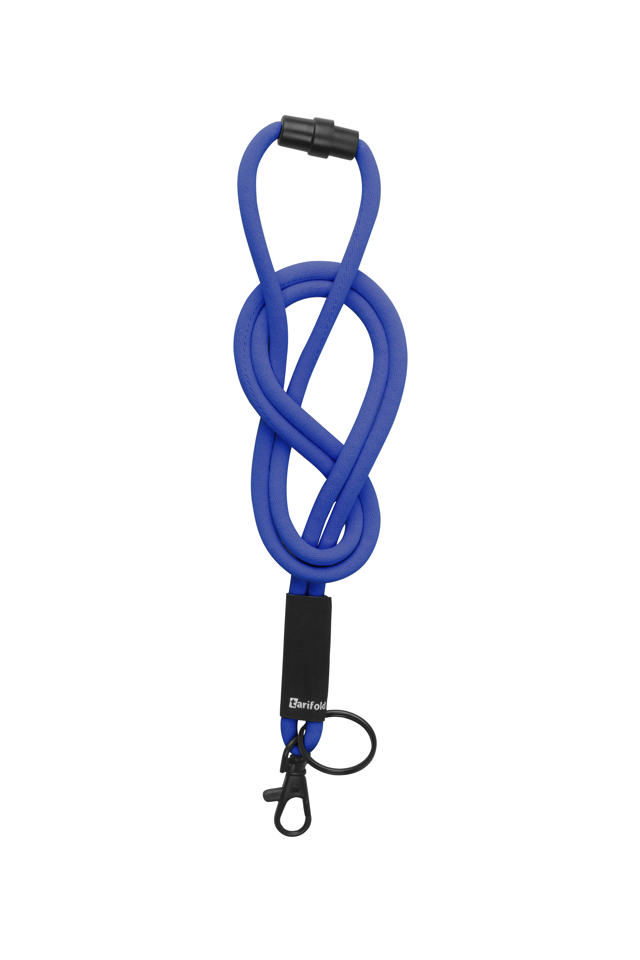 Soft Cord Lanyard, with Swivel Hook and Key Ring
