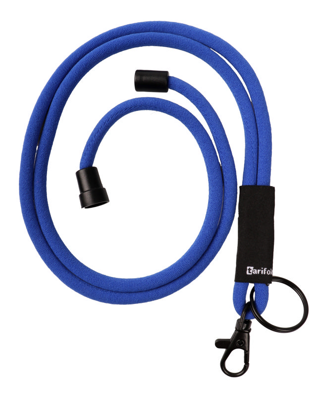 Soft Cord Lanyard, with Swivel Hook and Key Ring