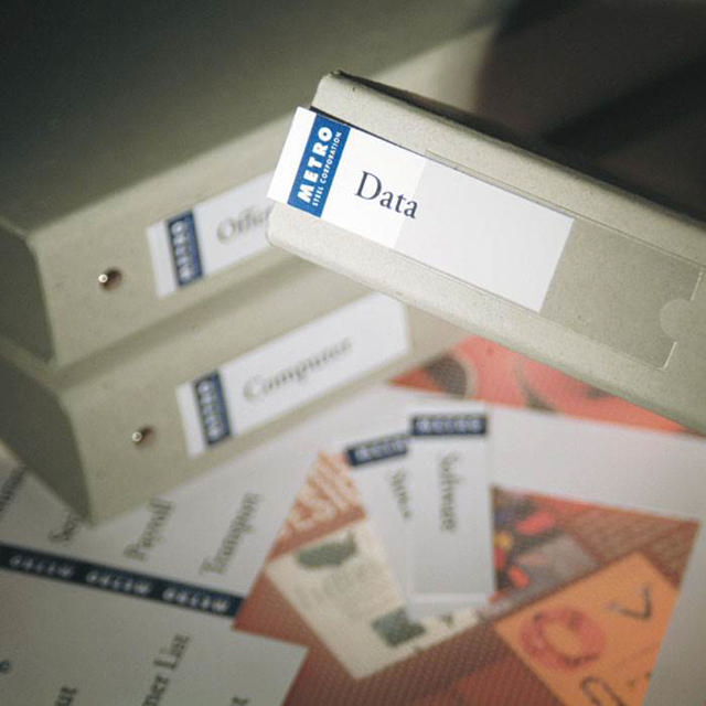 Self-adhesive Label Holders, 1-3/8'' x 3''