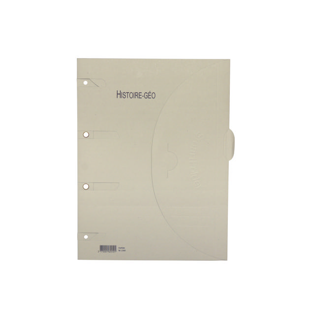 Smartfolder Perforated Folder, with Tab, History and Geography, A4