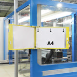 Empty Tarifold Metal Wall Display Unit, A5, for 10 Pockets, with Side Stops