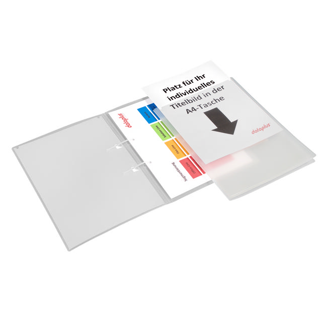 Customisable Report Folder with Stripbinder, A4