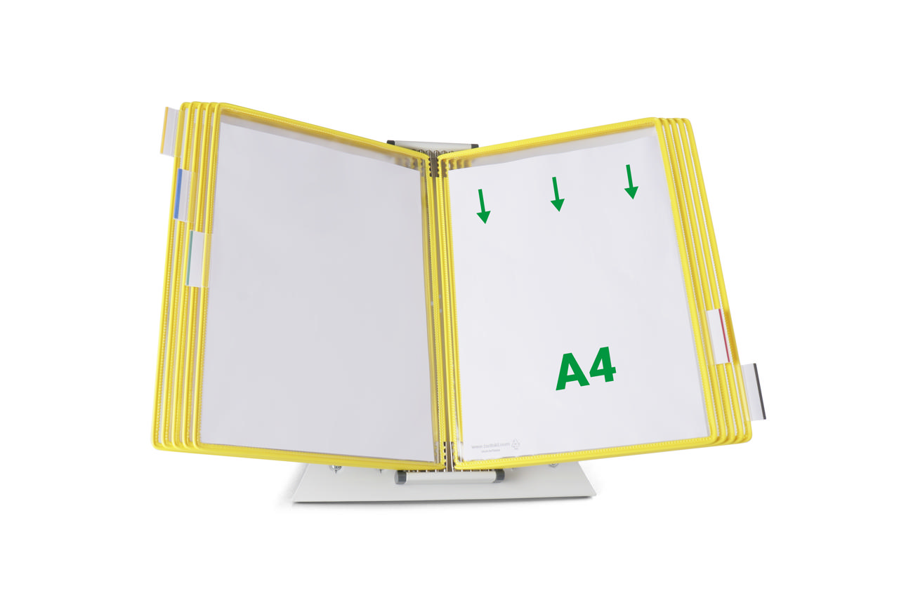 Tarifold Metal Desk Document Display System, A4, 10 Pockets