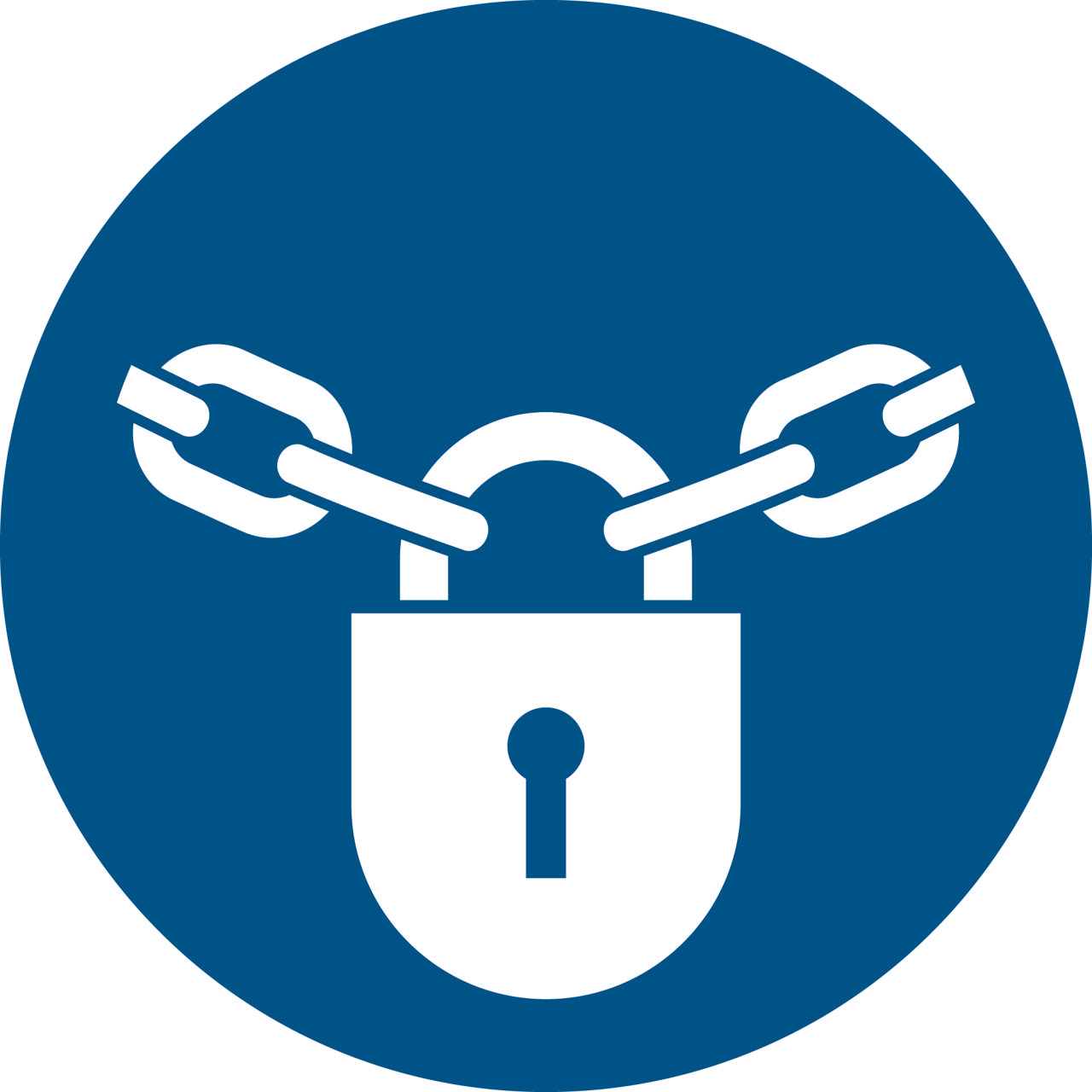 Safety Sign Keep Locked, 100 mm