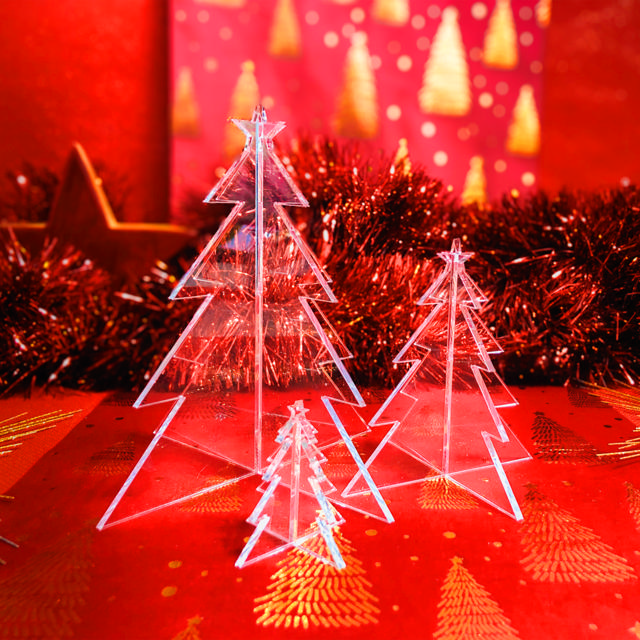 Acrylic Xmas Tree Set