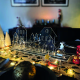 Acrylic Christmas Village