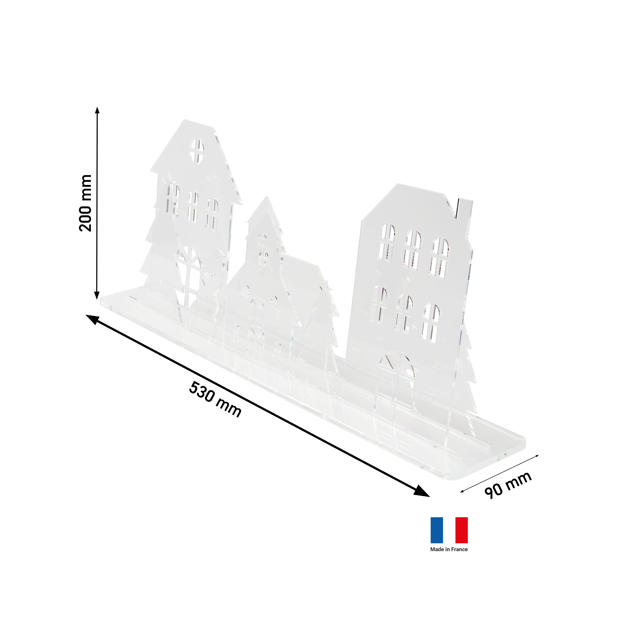 Acrylic Christmas Village