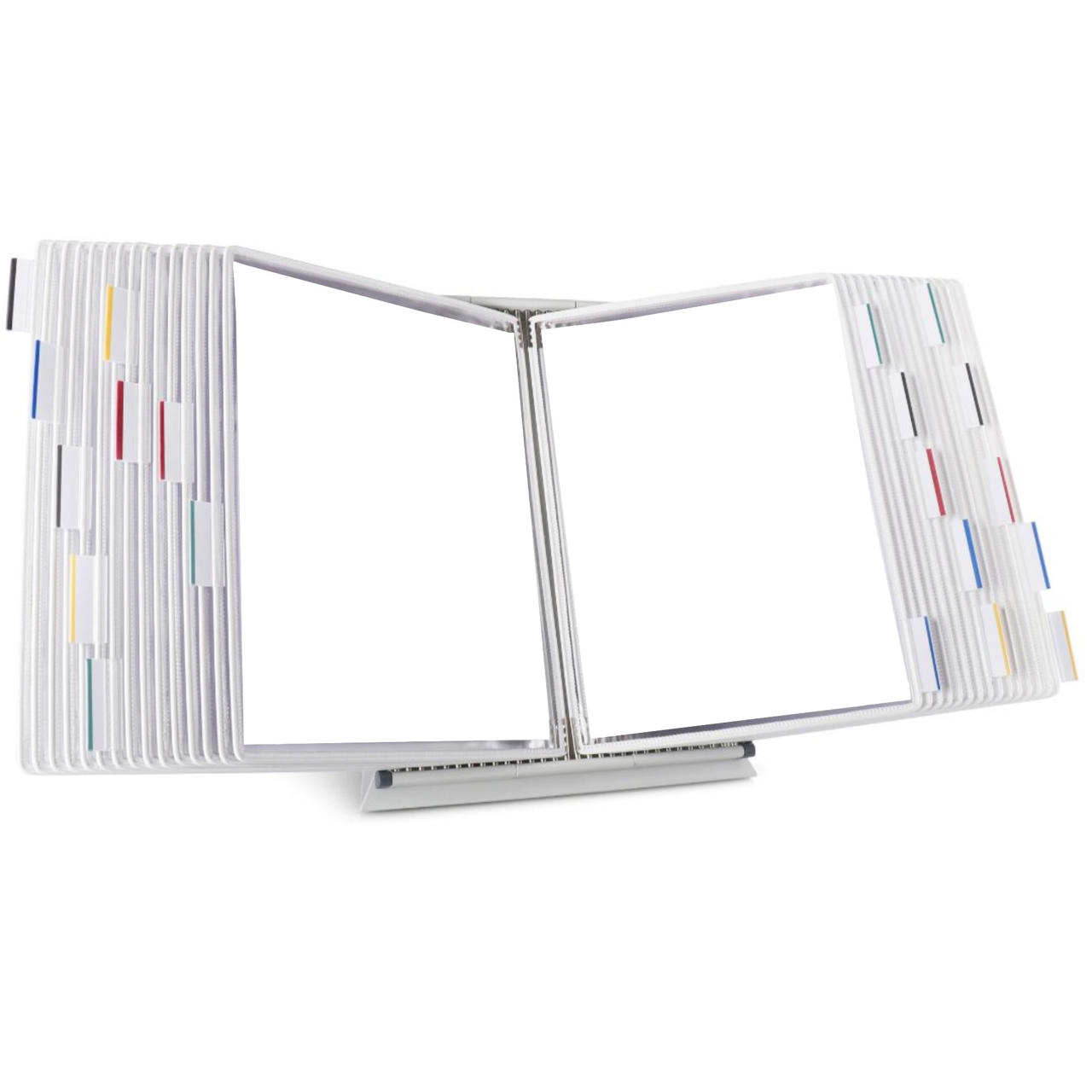 Tarifold Desktop Reference & Display System – 30 White Pockets, Letter-Size