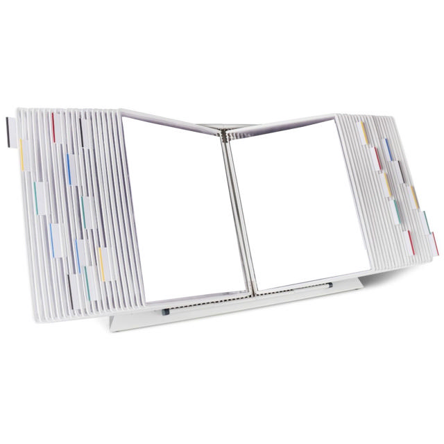 Tarifold Desktop Reference & Display System - 40 White Pockets, Letter-Size