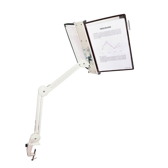 Tarifold Swing Arm with 10 Antimicrobial Black Pockets, Letter-Size