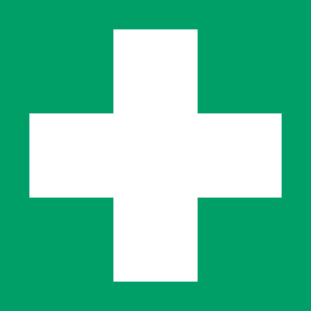 Safety sign First aid
