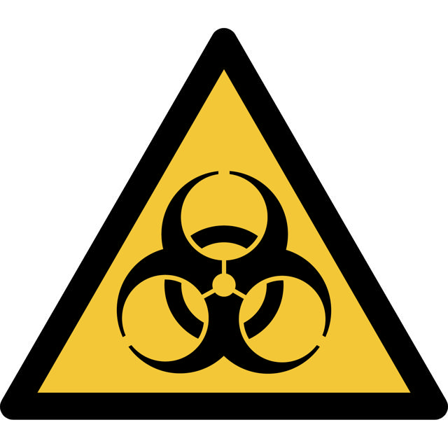 Safety sign Warning Biological hazard