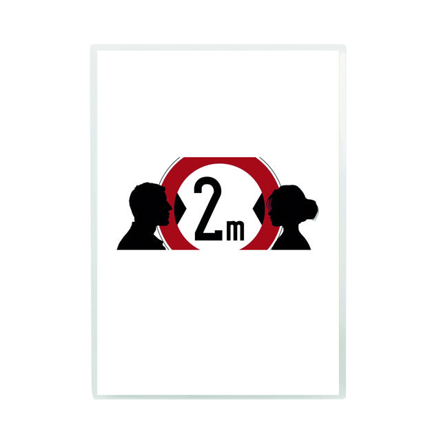 Self-adhesive Signage Pocket, Repositionable, A5, Short Side Opening