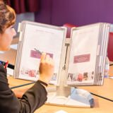 Tarifold Design Modular Desktop Reference & Display System - 10 Gray Pockets, Letter-Size