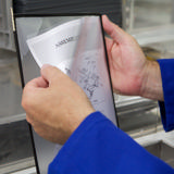 Tarifold PRO Wall Mount Reference & Display System – 5 Black Pockets, Universal (Letter-Size/A4)