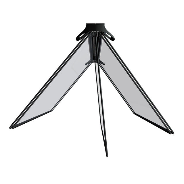 Tarifold PRO Wall Mount Reference & Display System – 5 Black Pockets, Universal (Letter-Size/A4)