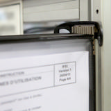 Tarifold PRO Wall Mount Reference & Display System – 10 Black Pockets, Universal (Letter-Size/A4)