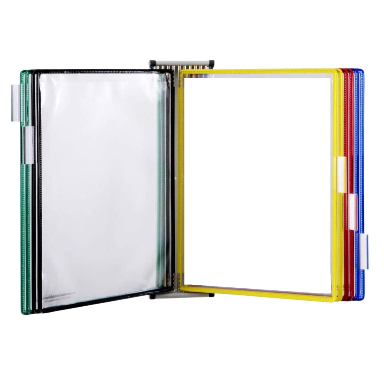 Tarifold Wall Mount Reference & Display System – 10 Assorted Pockets, Letter-Size