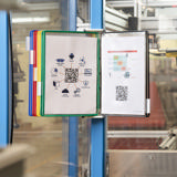 Tarifold Antimicrobial Wall Mount Reference & Display System – 10 Assorted Pockets, Letter-Size