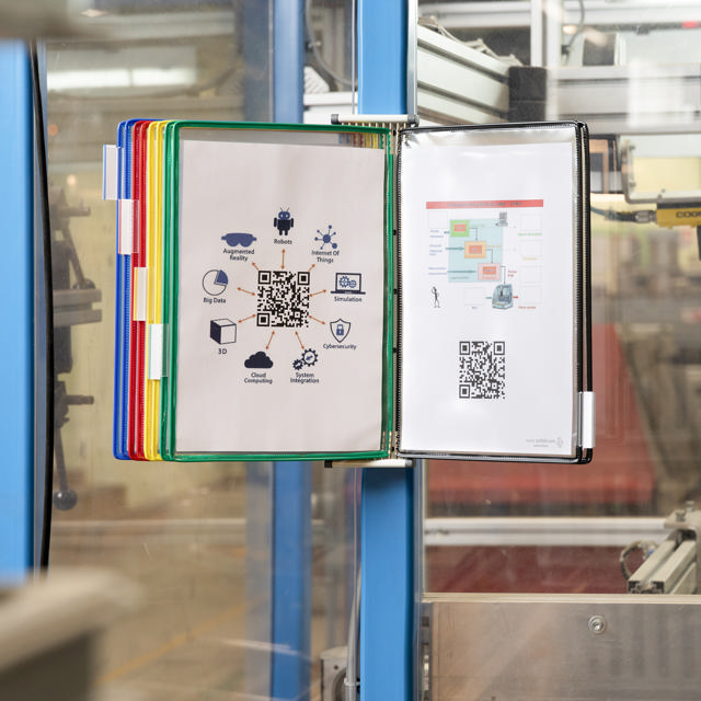 Tarifold Antimicrobial Wall Mount Reference & Display System – 10 Assorted Pockets, Letter-Size