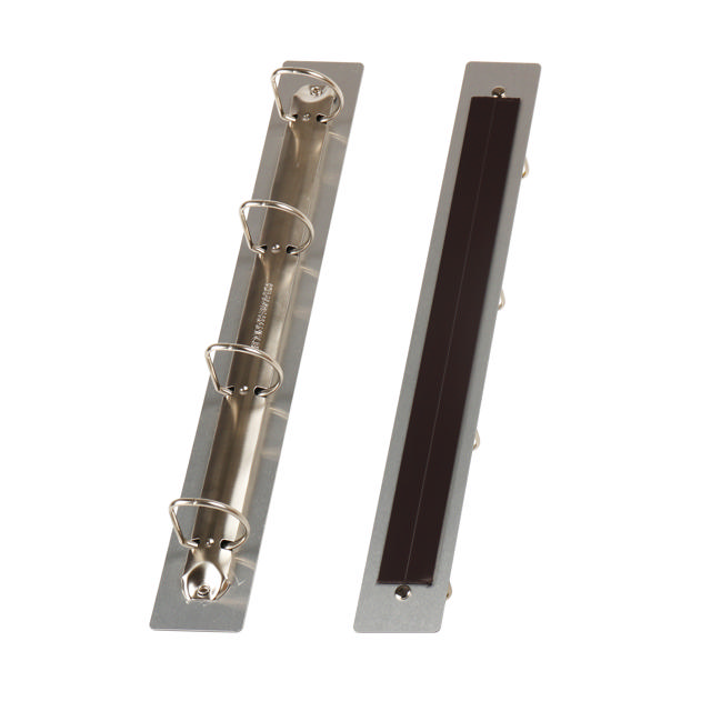 Magnetic 4-Ring Display Support, Aluminium, A4